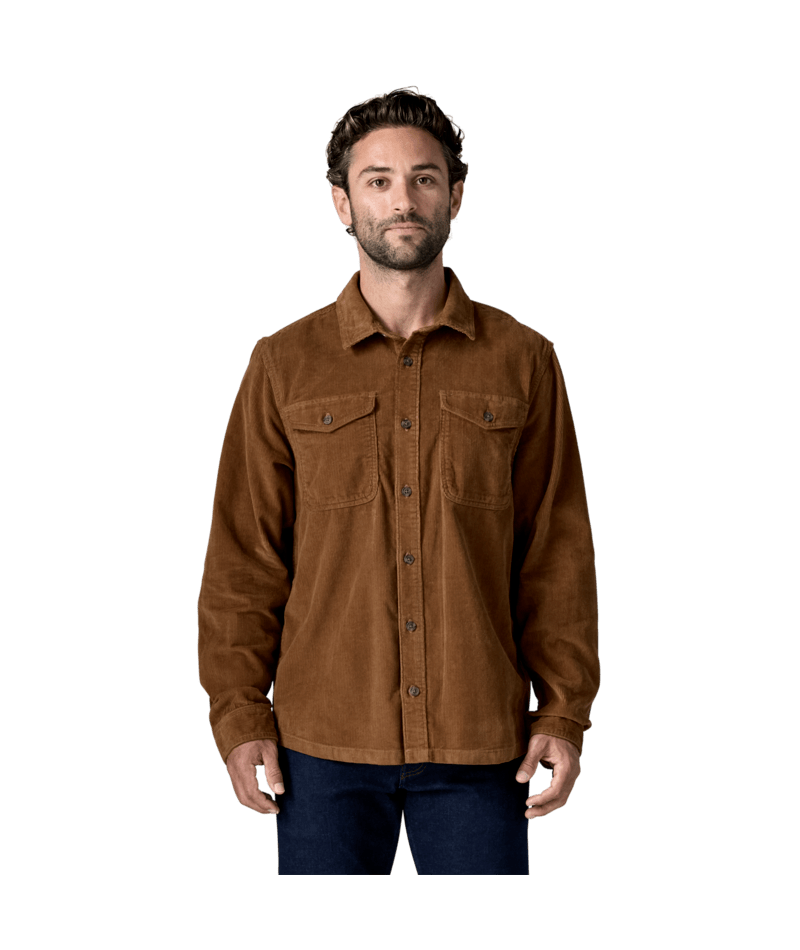 Men's Corduroy Shirt in Deer Brown, Alternate View 1 | Patagonia