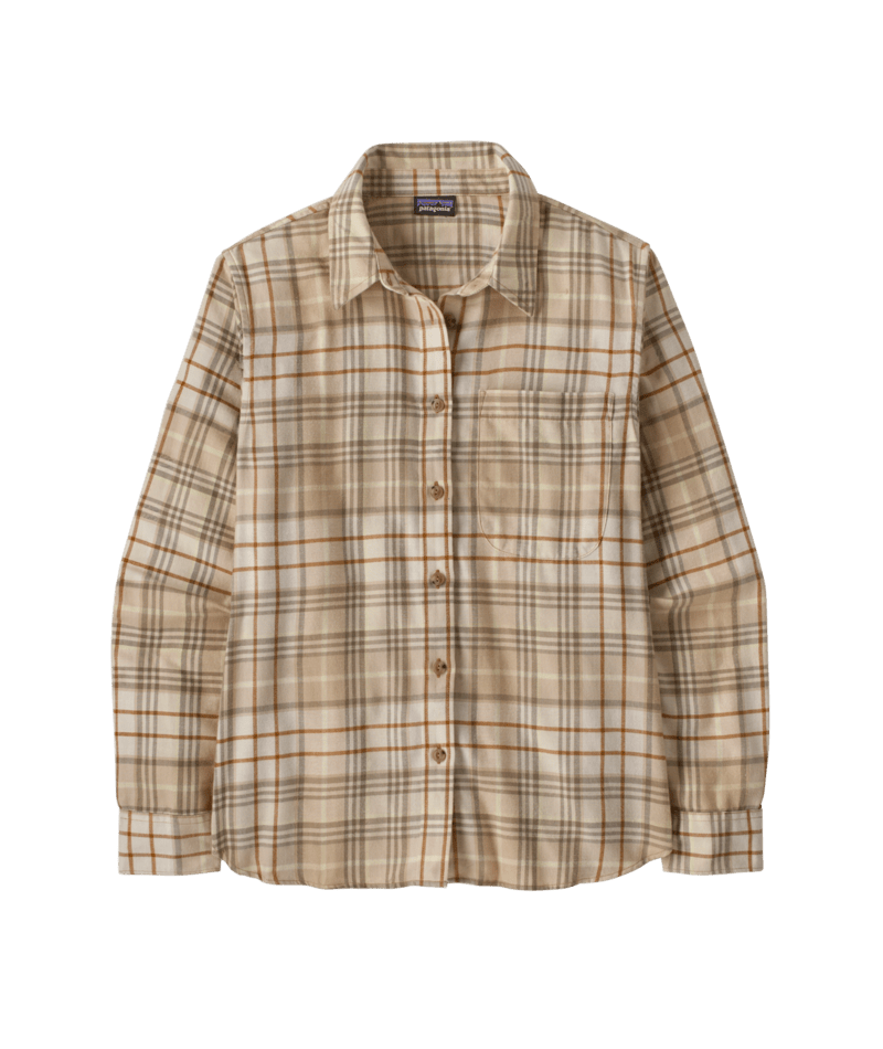 Women's Lightweight Fjord Flannel Shirt in Depth: Natural | Patagonia