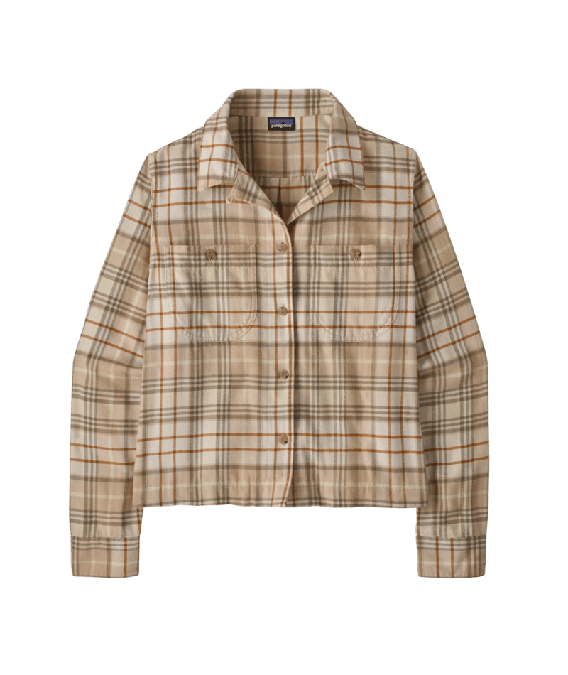 Women's Lightweight Fjord Flannel Camp Shirt in Depth: Natural | Patagonia