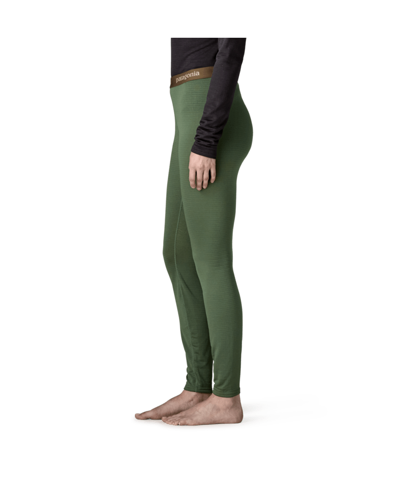Women's Capilene Thermal Weight Bottoms in Canopy Green | Photo 3 | Patagonia
