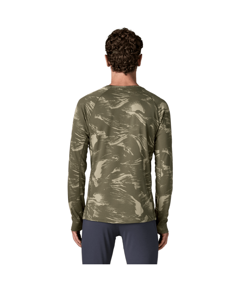 Men's Capilene Midweight Crew in Polar Breeze: Basin Green | Photo 3 | Patagonia
