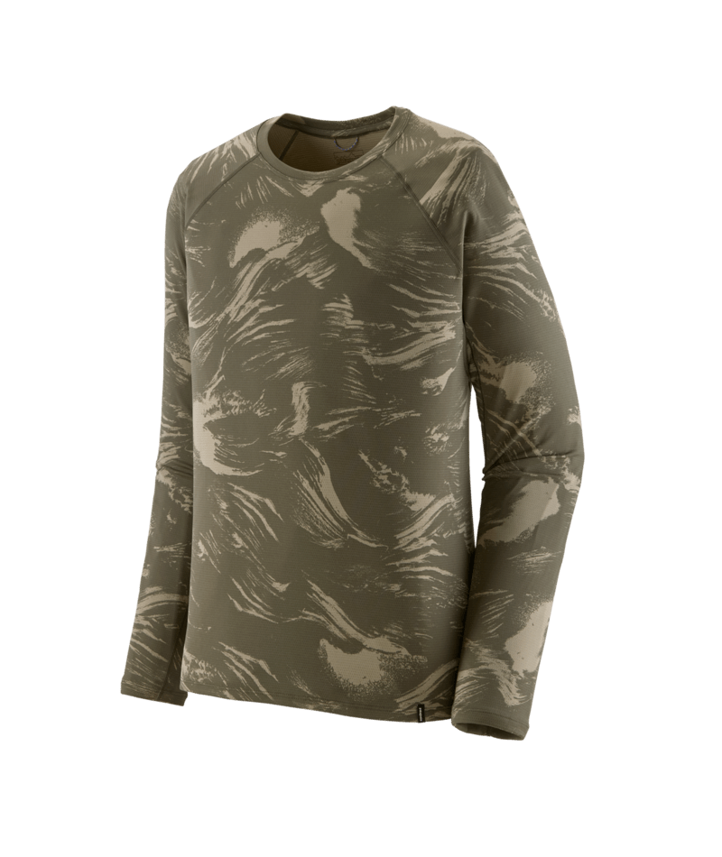 Men's Capilene Midweight Crew in Polar Breeze: Basin Green | Photo 1 | Patagonia