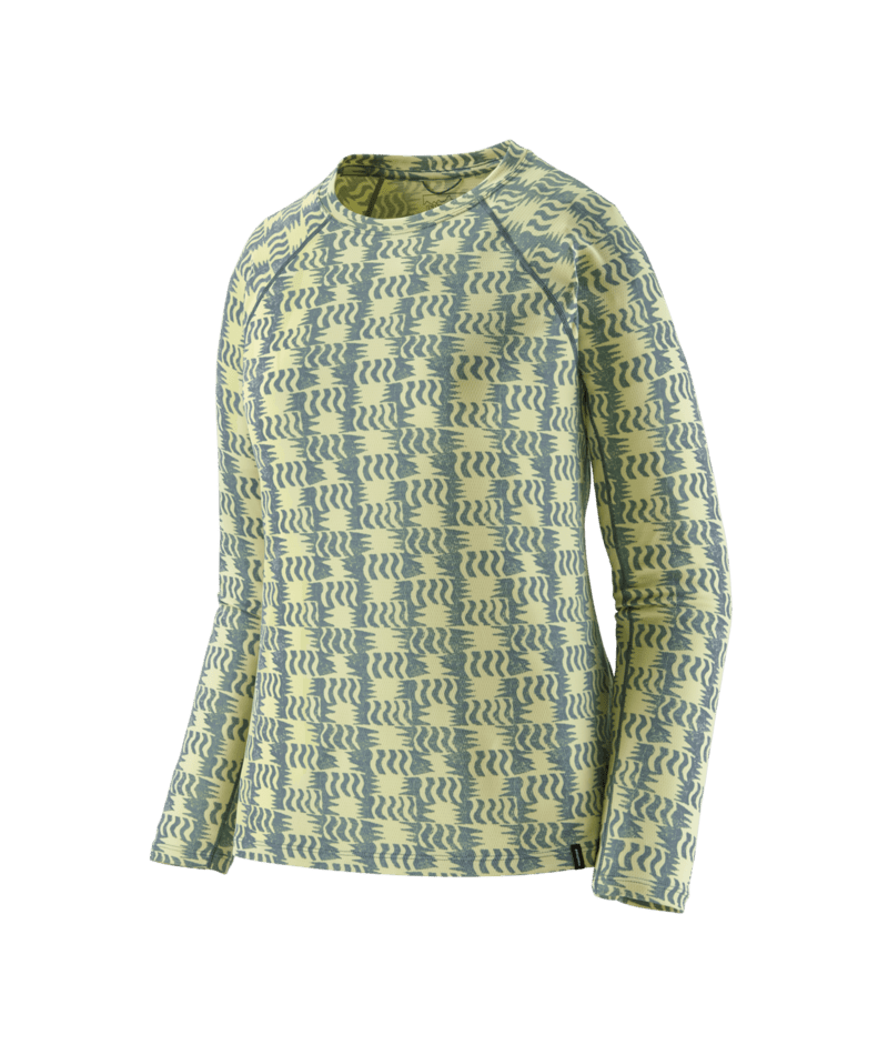 Women's Capilene Midweight Crew in Sun Quilt: Blue Sage | Photo 1 | Patagonia