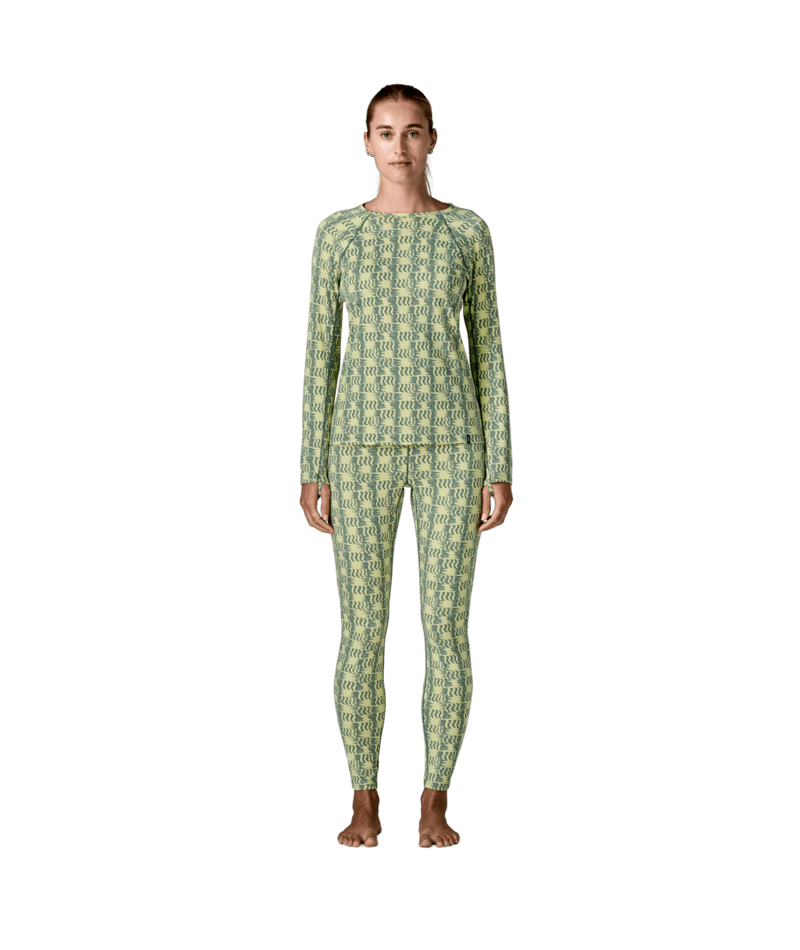 Women's Capilene Midweight Crew in Sun Quilt: Blue Sage | Photo 4 | Patagonia