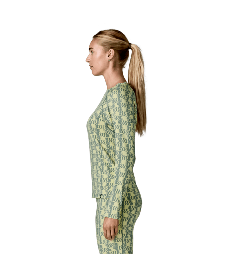 Women's Capilene Midweight Crew in Sun Quilt: Blue Sage | Photo 5 | Patagonia