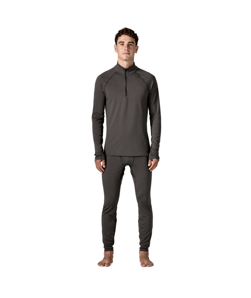 Men's Capilene Midweight Zip Neck in Ink Black | Photo 4 | Patagonia