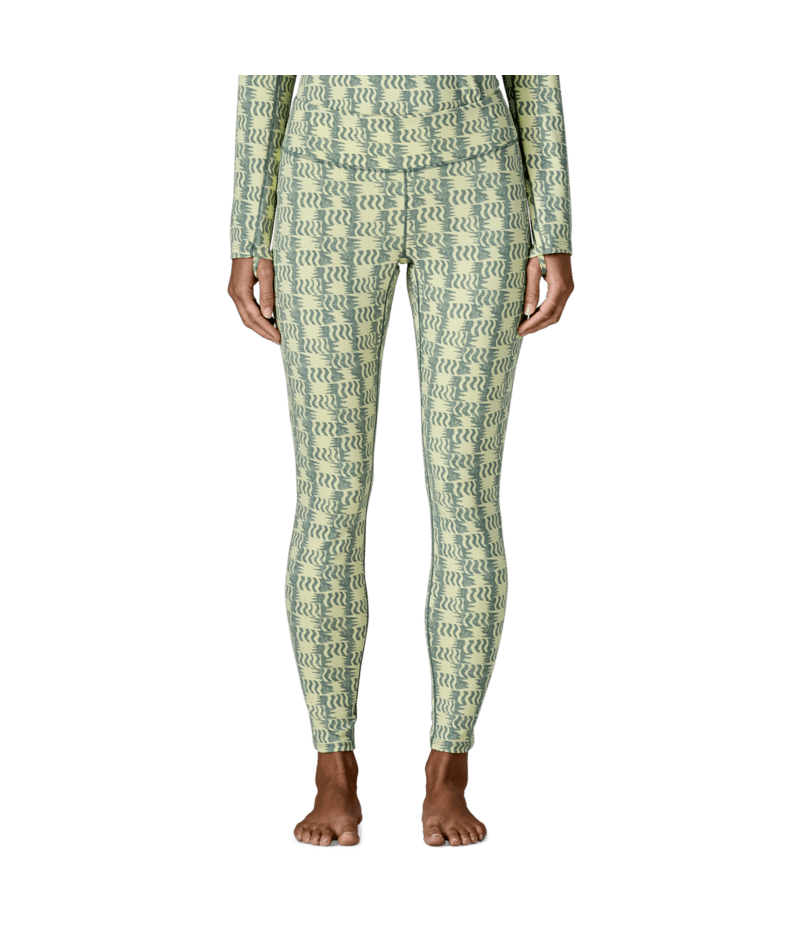 Women's Capilene Midweight Bottoms in Sun Quilt: Blue Sage | Photo 2 | Patagonia