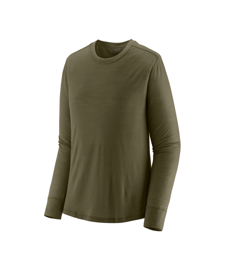 Women's Long-Sleeved Capilene Cool Merino Blend Shirt in Basin Green | Photo 1 | Patagonia