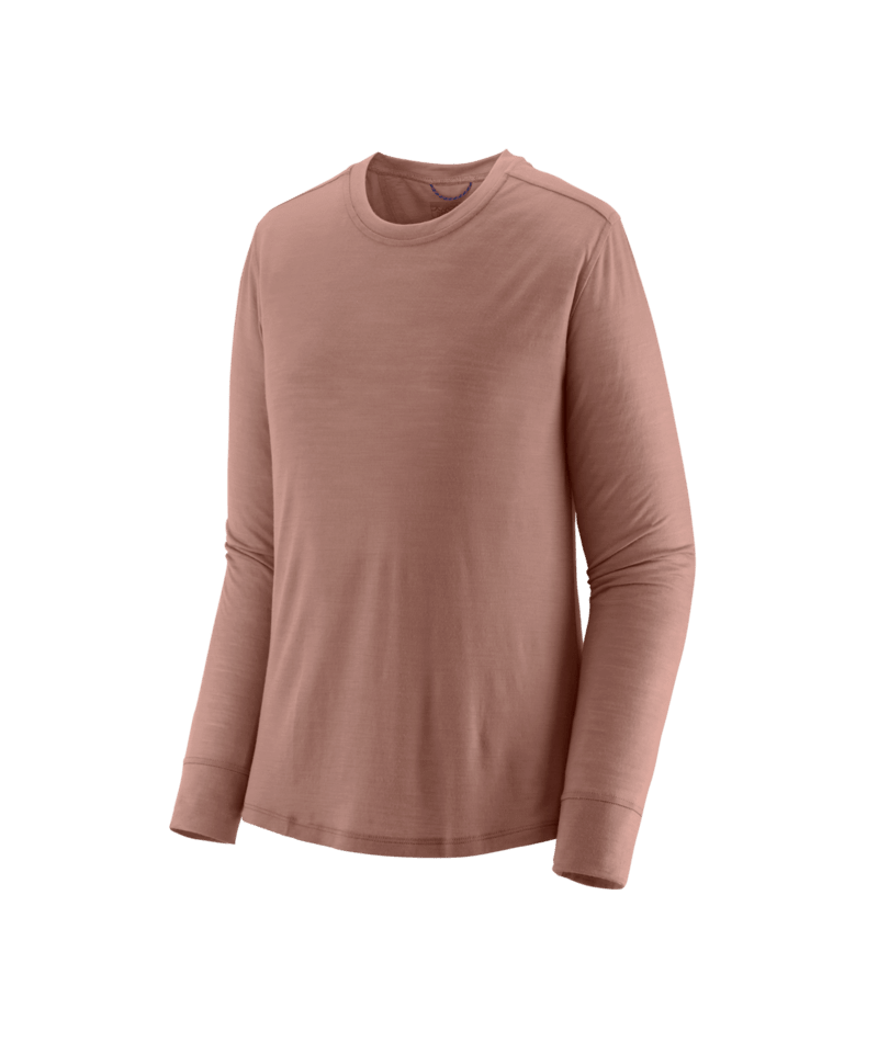 Women's Long-Sleeved Capilene Cool Merino Blend Shirt in Moonrise Taupe | Photo 1 | Patagonia