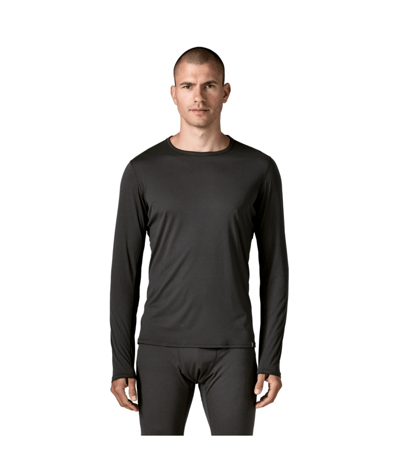Men's Capilene Lightweight Crew in Black | Photo 2 | Patagonia