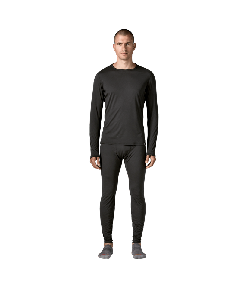 Men's Capilene Lightweight Crew in Black | Photo 4 | Patagonia