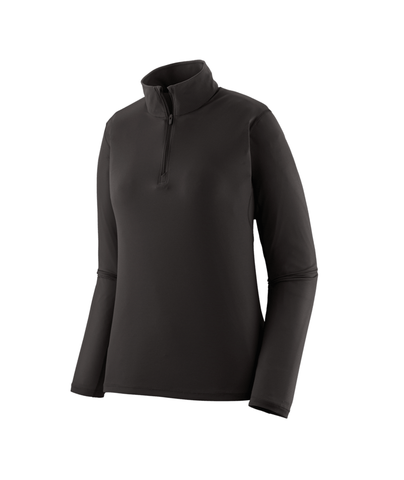 Women's Capilene Lightweight Zip Neck in Black | Photo 1 | Patagonia