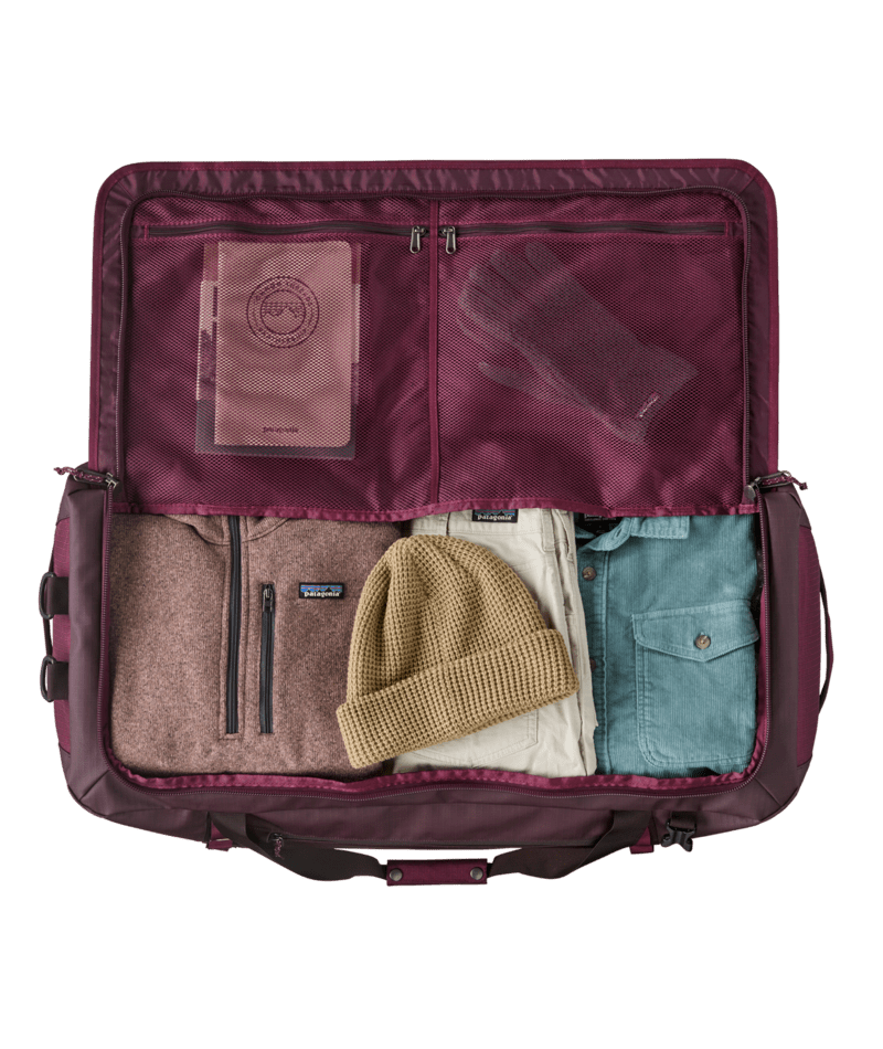 Black Hole Duffel 100L in Berry Fig | Photo 4 | Patagonia
