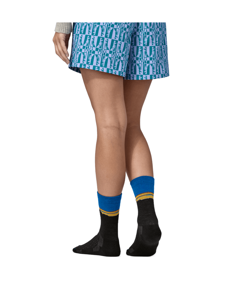 Merino Wool Blend Crew Socks in CLASSIC FITZ ROY: VIKING BLUE | Photo 3 | Patagonia