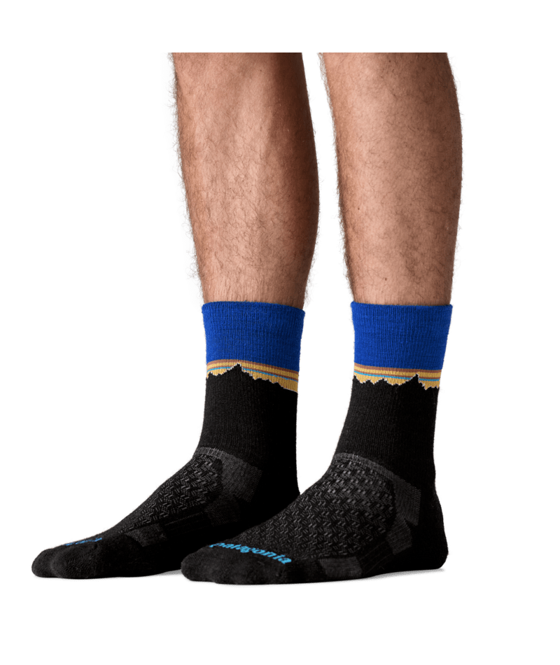 Merino Wool Blend Crew Socks in CLASSIC FITZ ROY: VIKING BLUE | Photo 6 | Patagonia