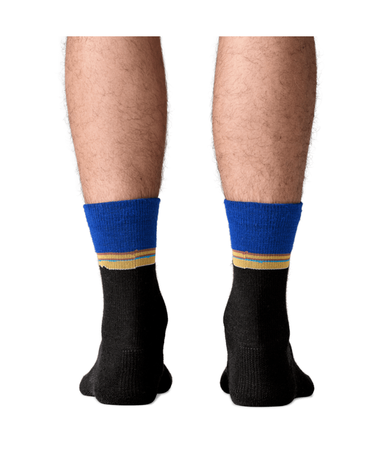 Merino Wool Blend Crew Socks in CLASSIC FITZ ROY: VIKING BLUE | Photo 7 | Patagonia