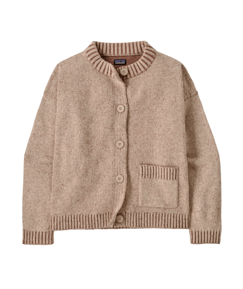 Women's Recycled Wool-Blend Sweater Jacket in Marlie: Dark Natural | Photo 1 | Patagonia
