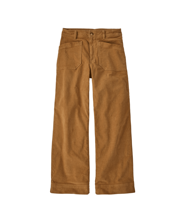 Women's Wide Leg Cord Pants in Nest Brown | Photo 1 | Patagonia