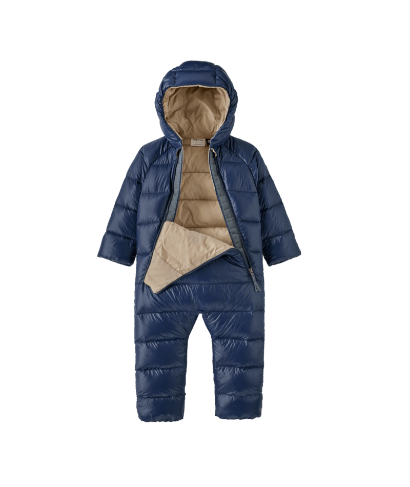 Infant Hi-Loft Down Sweater Bunting in New Navy | Photo 9 | Patagonia