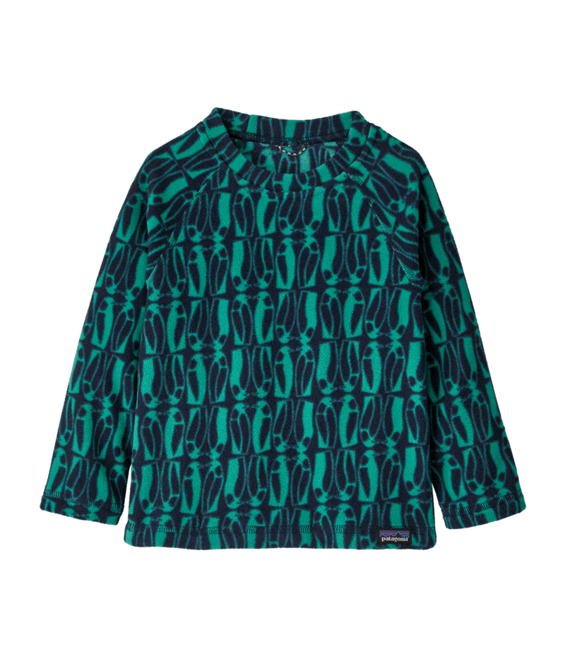 Baby Micro D Crew in Geo Penguin: Solo Teal | Photo 1 | Patagonia