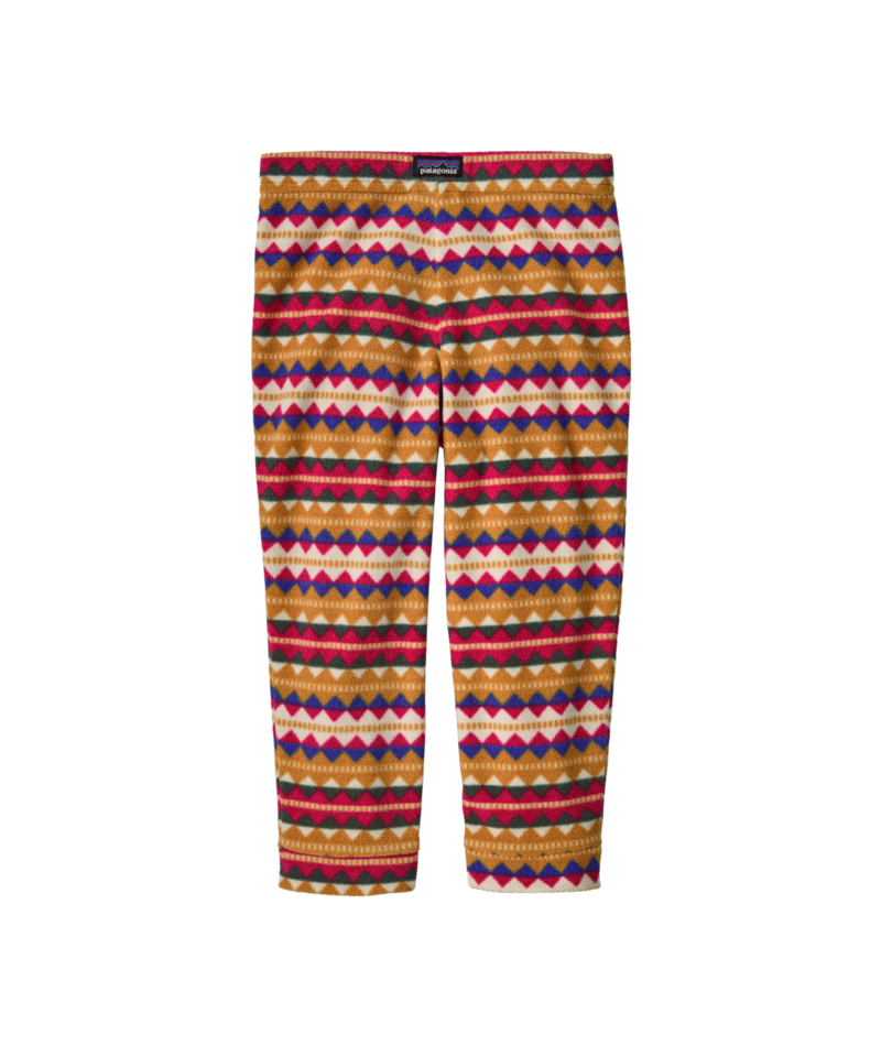 Baby Micro D Bottoms in Diamond Stripe: Rutabaga White | Photo 2 | Patagonia