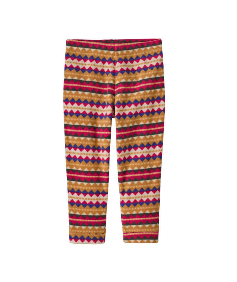 Baby Micro D Bottoms in Diamond Stripe: Rutabaga White | Photo 1 | Patagonia