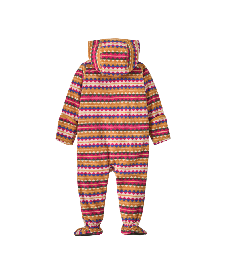 Infant Micro D Bunting in Diamond Stripe: Rutabaga White | Photo 2 | Patagonia