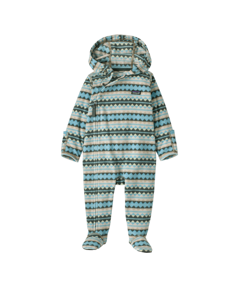 Infant Micro D Bunting in Diamond Stripe: Snowmelt Blue | Photo 1 | Patagonia