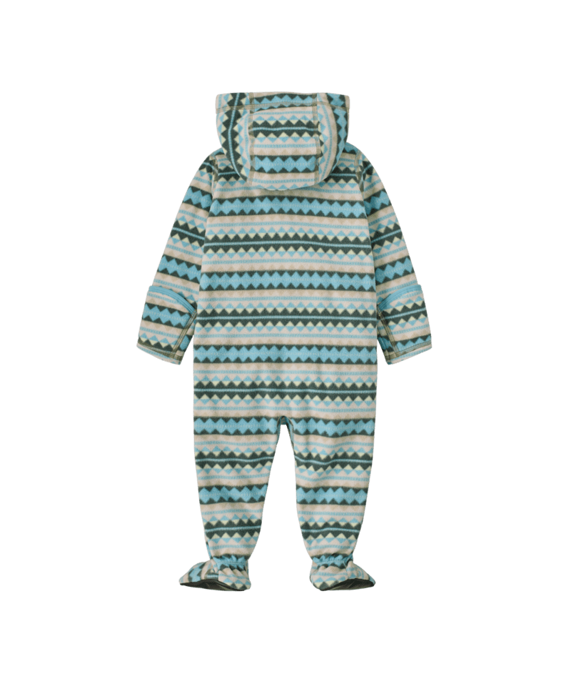 Infant Micro D Bunting in Diamond Stripe: Snowmelt Blue | Photo 2 | Patagonia