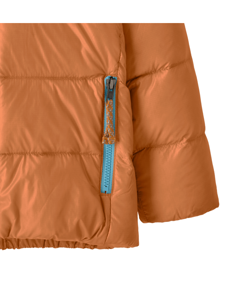 Baby Hi-Loft Down Sweater Hoody in MARIGOLD | Photo 3 | Patagonia