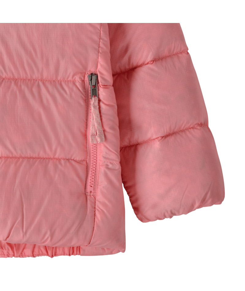 Baby Hi-Loft Down Sweater Hoody in Pickled Pink | Photo 3 | Patagonia