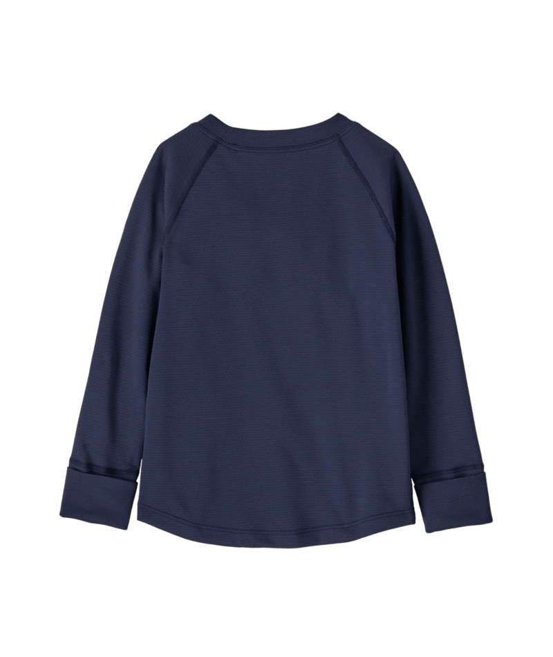 Baby Capilene Midweight Crew in Fitz Roy Foliage: New Navy | Photo 2 | Patagonia