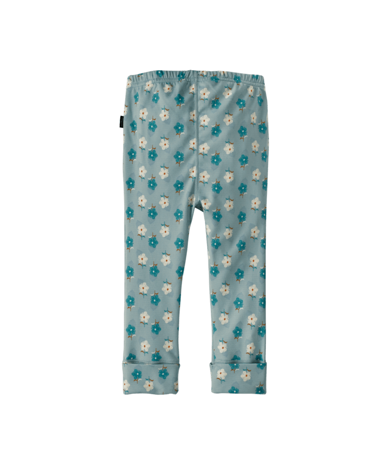 Baby Capilene Midweight Bottoms in Snow Ditsy: Virtually Blue | Photo 2 | Patagonia