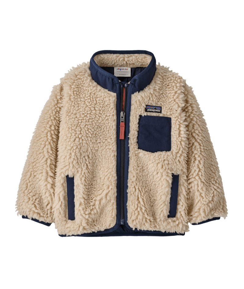 Baby Retro-X Jacket in Dark Natural w/New Navy | Photo 1 | Patagonia