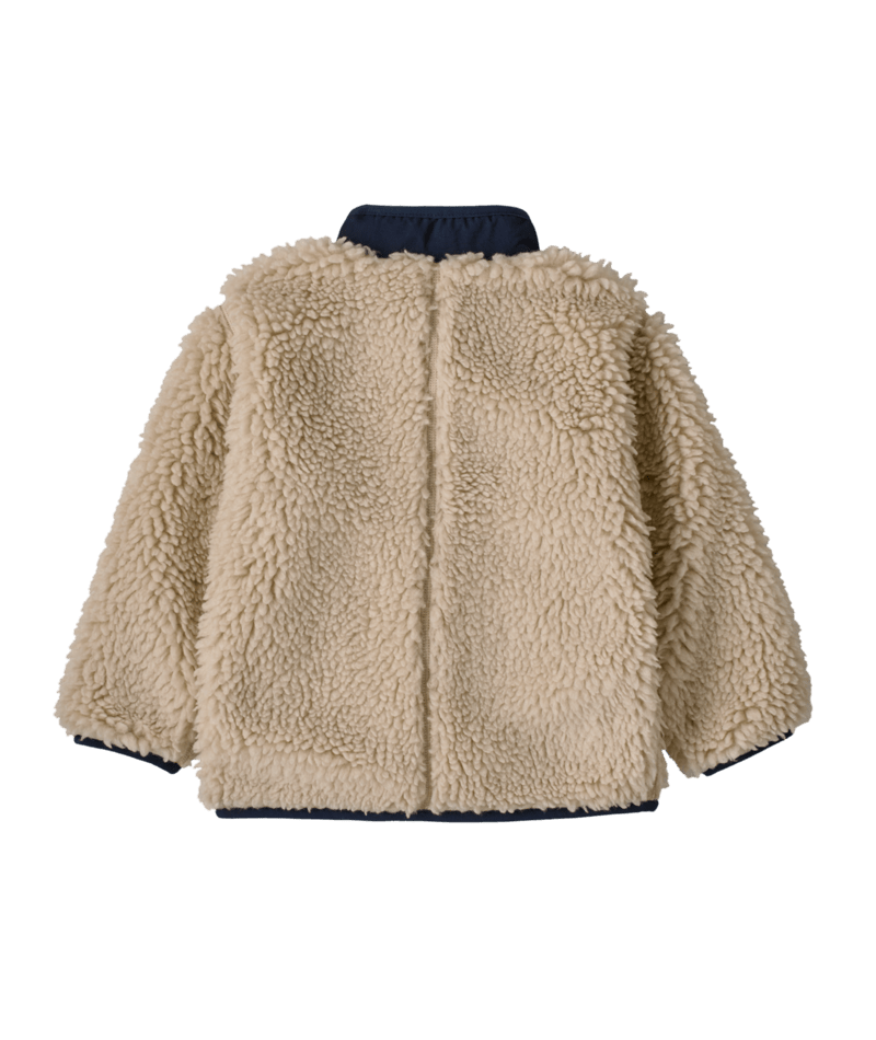 Baby Retro-X Jacket in Dark Natural w/New Navy | Photo 2 | Patagonia