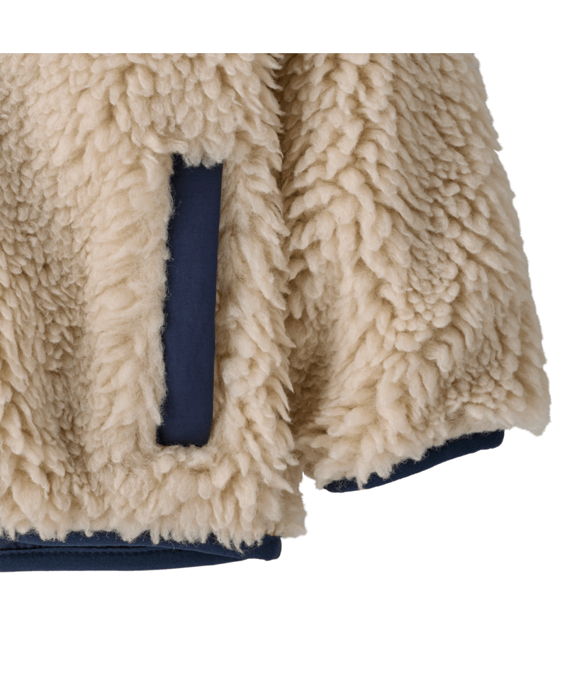 Baby Retro-X Jacket in Dark Natural w/New Navy | Photo 4 | Patagonia
