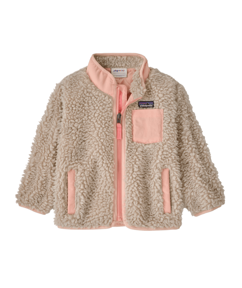 Baby Retro-X Jacket in Natural w/Sunlit Pink | Photo 1 | Patagonia