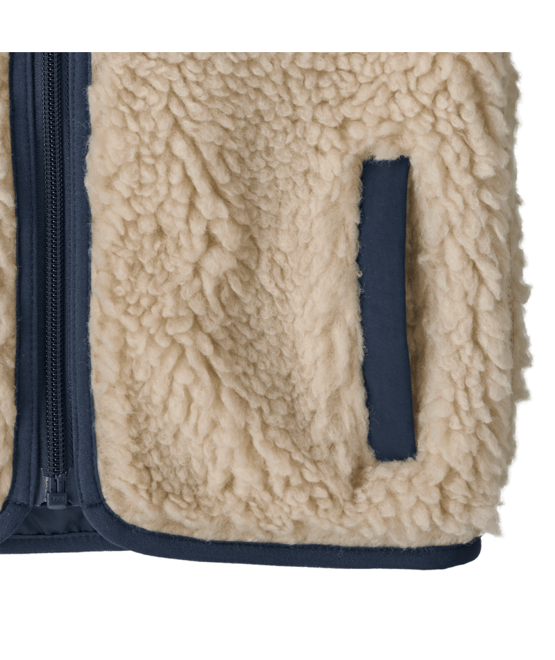 Baby Retro-X Vest in Dark Natural w/New Navy | Photo 4 | Patagonia