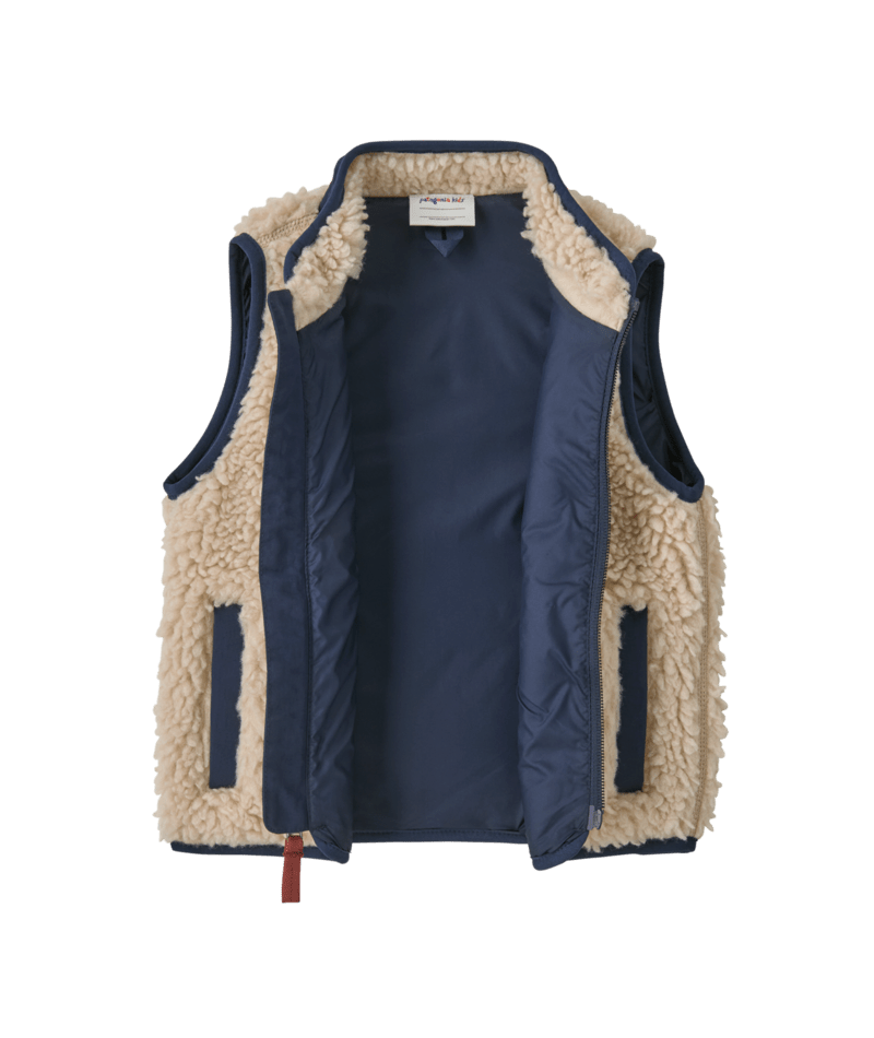 Baby Retro-X Vest in Dark Natural w/New Navy | Photo 5 | Patagonia