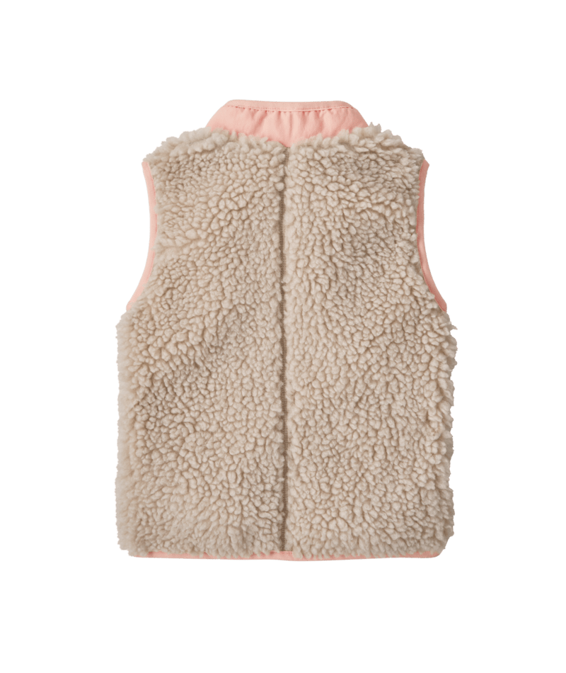 Baby Retro-X Vest in Natural w/Sunlit Pink | Photo 2 | Patagonia