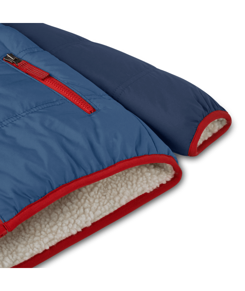 Baby Reversible Tribbles Hoody in STONE BLUE | Photo 3 | Patagonia