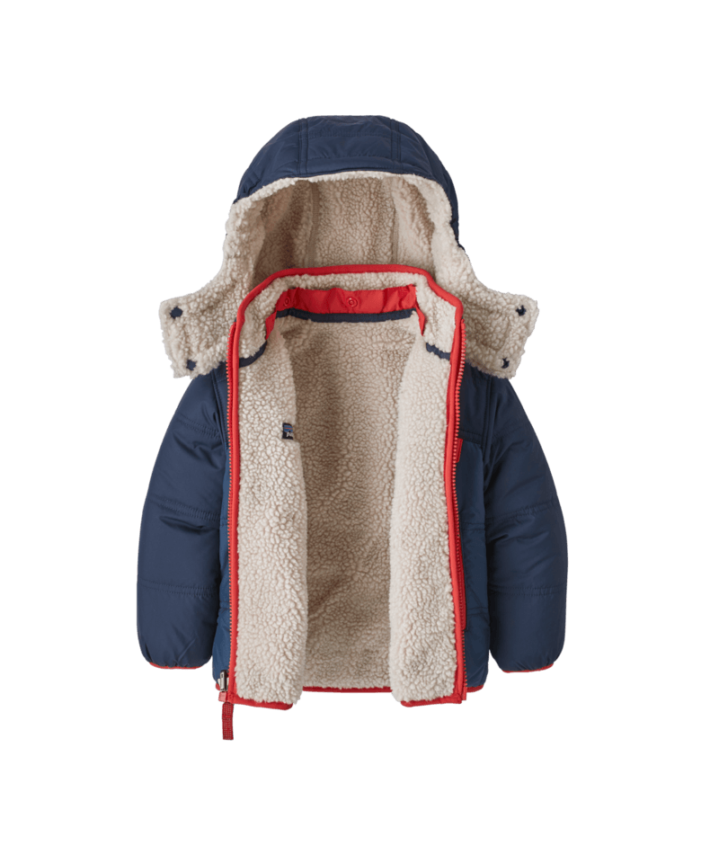Baby Reversible Tribbles Hoody in STONE BLUE | Photo 6 | Patagonia