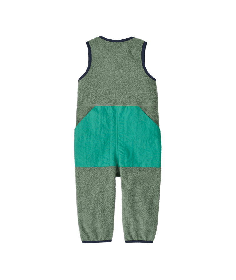 Baby Shearling Overalls in Cover Green | Photo 2 | Patagonia