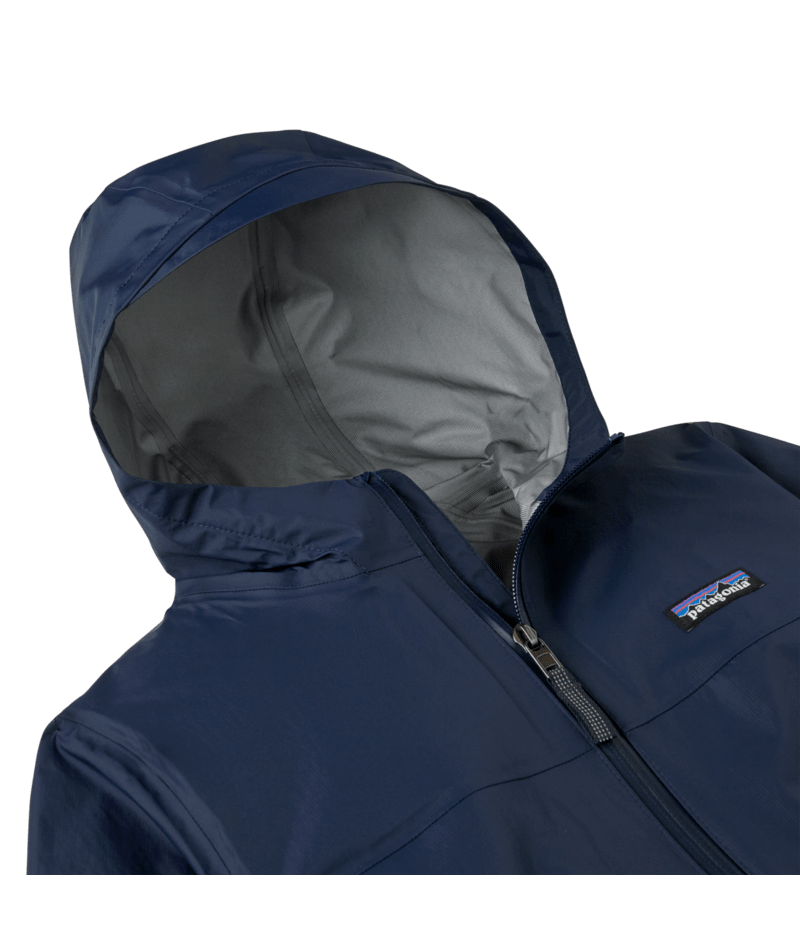 Kids' Torrentshell 3L Rain Jacket in New Navy | Photo 3 | Patagonia