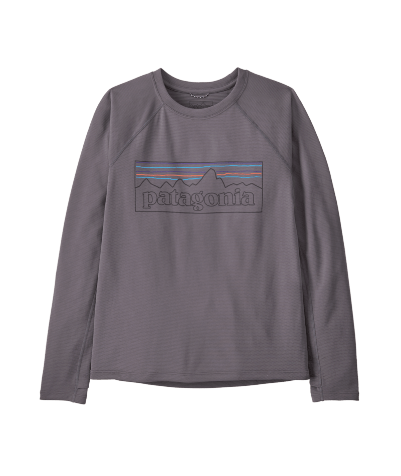 Kids' Capilene Midweight Crew in P-6 Outline: May Grey | Photo 1 | Patagonia