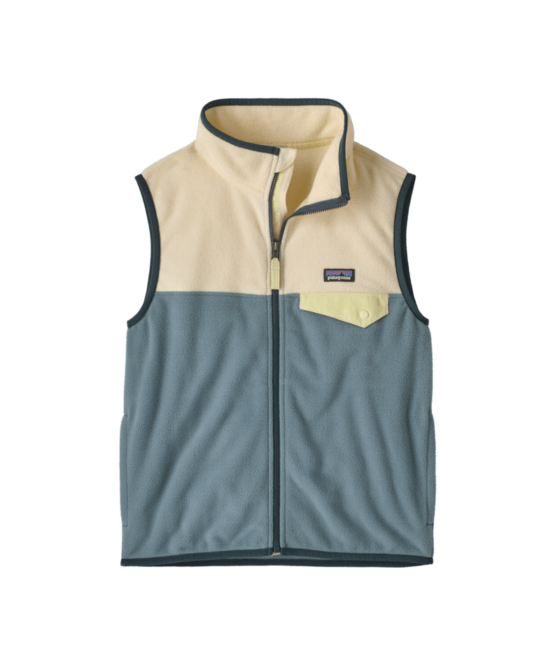 Kids' Micro D Snap-T Vest in Blue Sage | Photo 1 | Patagonia