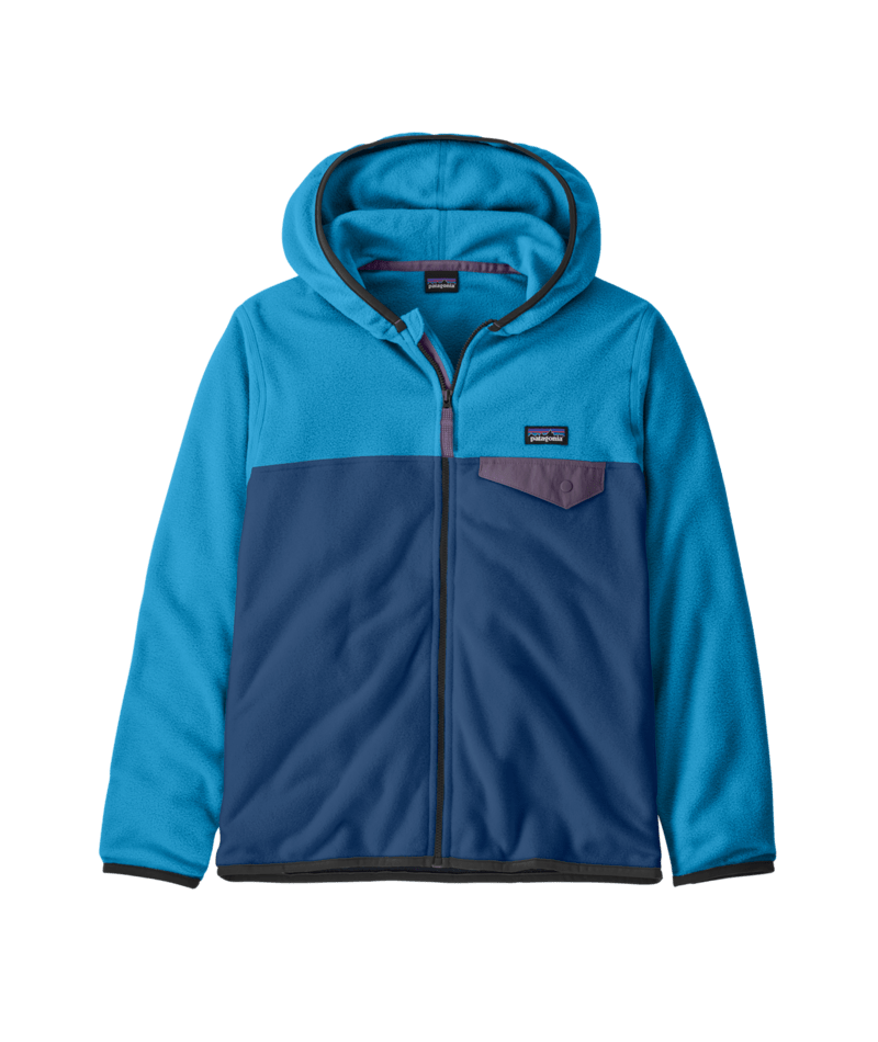 Kids' Micro D Snap-T Jacket in Clement Blue | Photo 1 | Patagonia