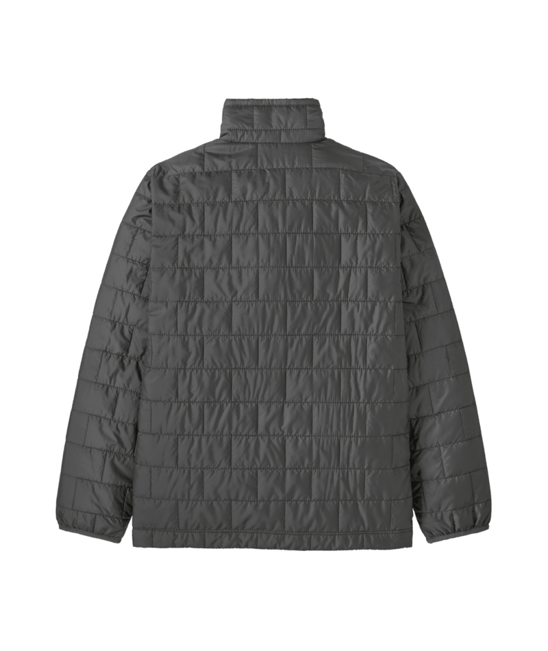 Kids' Nano Puff Brick Quilt Jacket in Forge Grey | Photo 2 | Patagonia