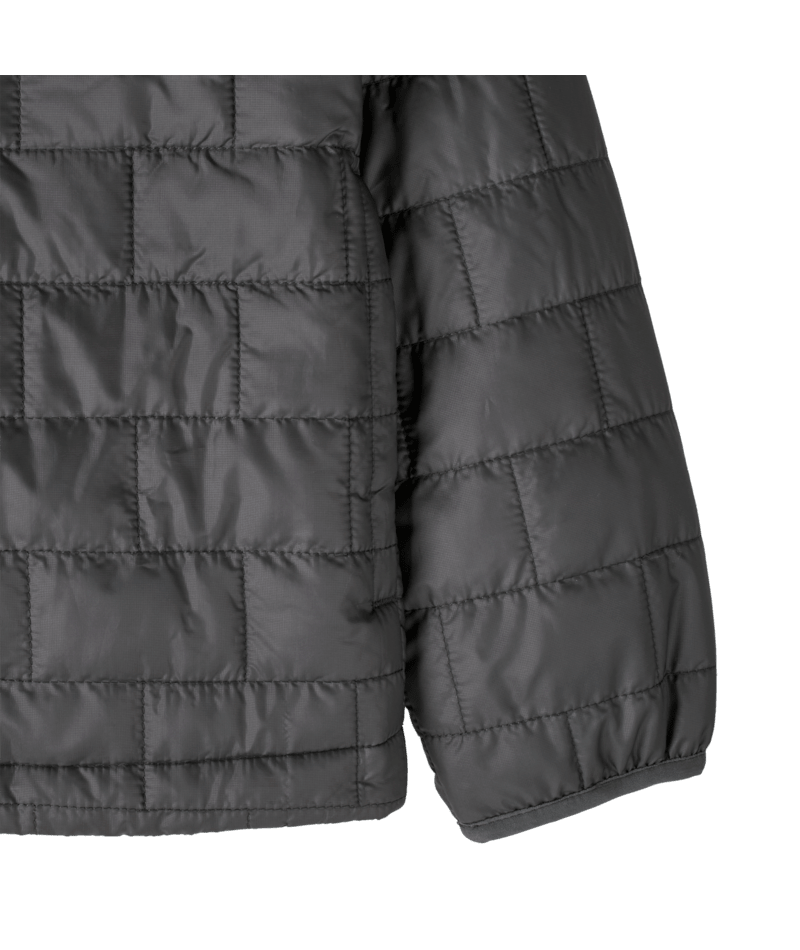Kids' Nano Puff Brick Quilt Jacket in Forge Grey | Photo 3 | Patagonia
