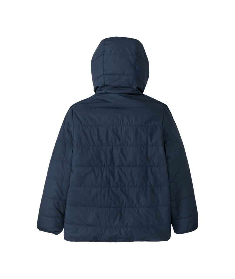 Kids' Reversible Ready Freddy Hoody in New Navy | Photo 2 | Patagonia